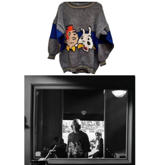 Vintage Other - Vintage Tintin *As Seen on Sting!* Wool Knit Sweater